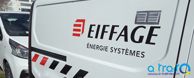 Flocage Renault Trafic Eiffage Énergie Systèmes