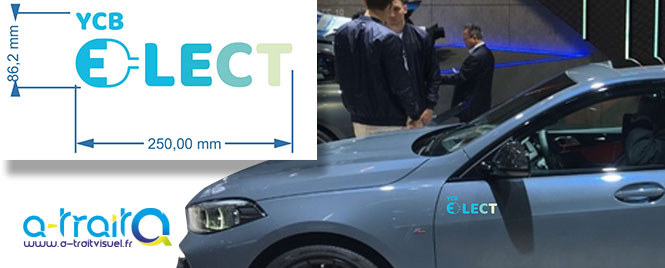 Marquage adhésif simple BMW