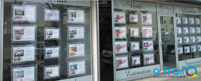 Flocage vitrine, publicité magasin Bassin d'Arcachon