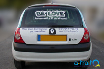 Flocage semi covering clio