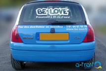Flocage semi covering clio