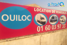 Déclinaison de la signalétique, publicité pour une agence de location