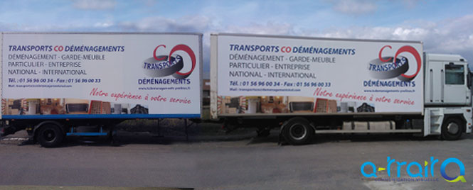 Habillage caisses de camions et cabine