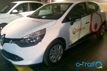 Marquage Véolia sur Renault Clio