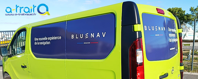 Flocage adhésif véhicule utilitaire