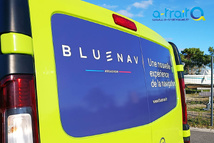 Flocage adhésif véhicule utilitaire