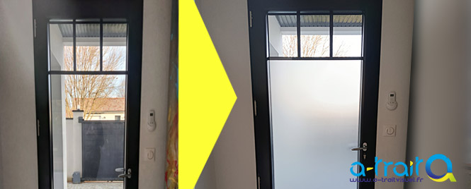 Film pour vitre dépoli