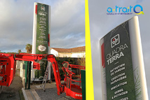 Signalétique totem 2 faces