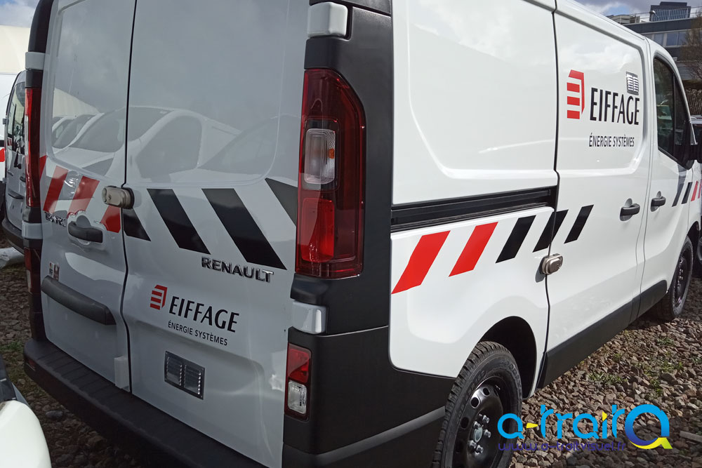 Flocage Renault Trafic Eiffage Énergie Systèmes