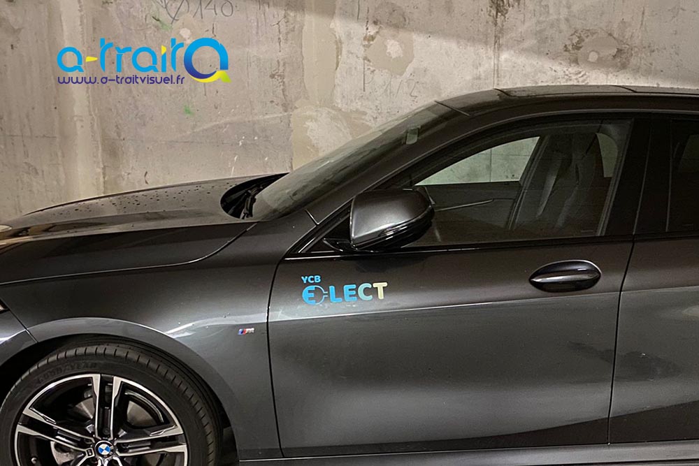 Marquage adhésif simple BMW