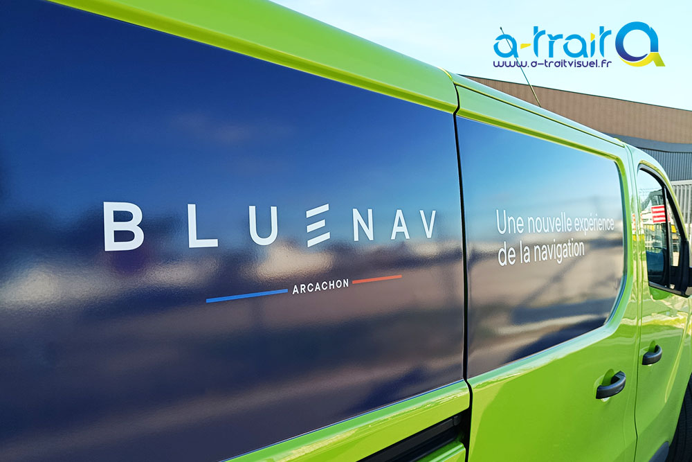 Flocage adhésif véhicule utilitaire