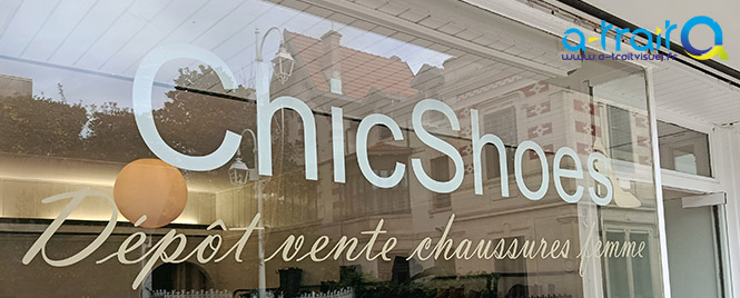 Publicité adhésive vitrine Arcachon