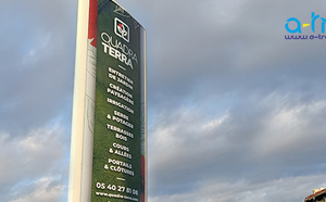 Signalétique totem 2 faces