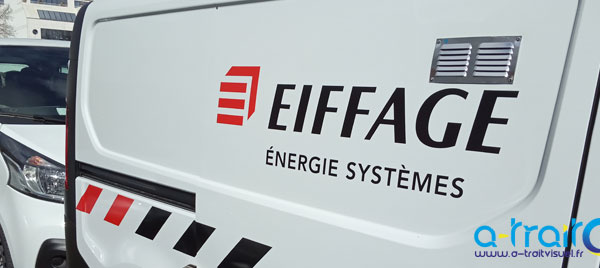 Flocage Renault Trafic Eiffage Énergie Systèmes