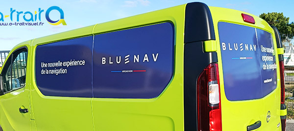 Flocage adhésif véhicule utilitaire