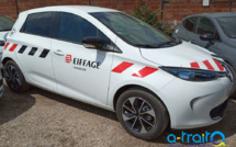 Marquage adhésif Eiffage Renault Zoé