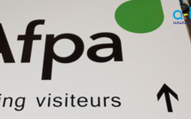 Panneau métal pour la signalétique de l'AFPA. Bègles (33)