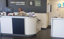 Signalétique comptoir Renault Dacia